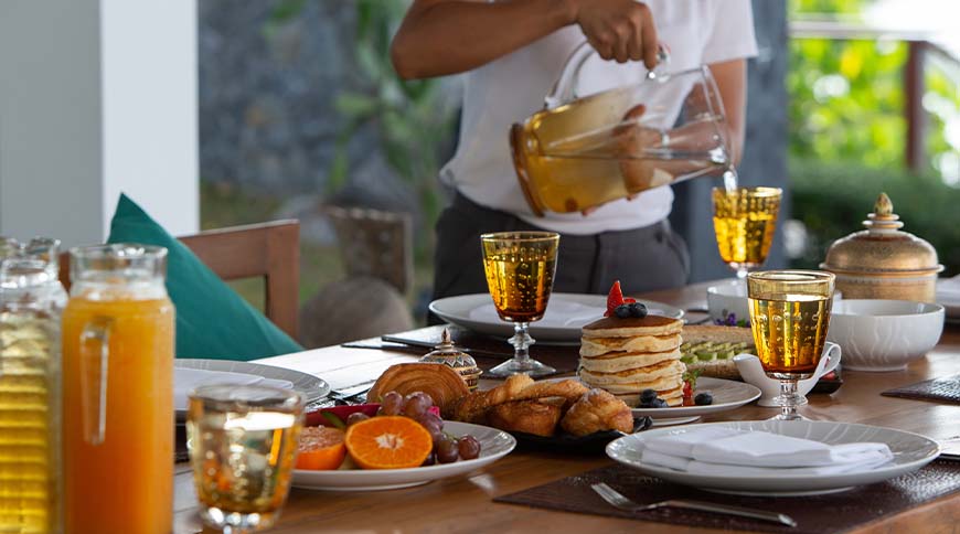 Villa Riva - Sumptuous breakfast